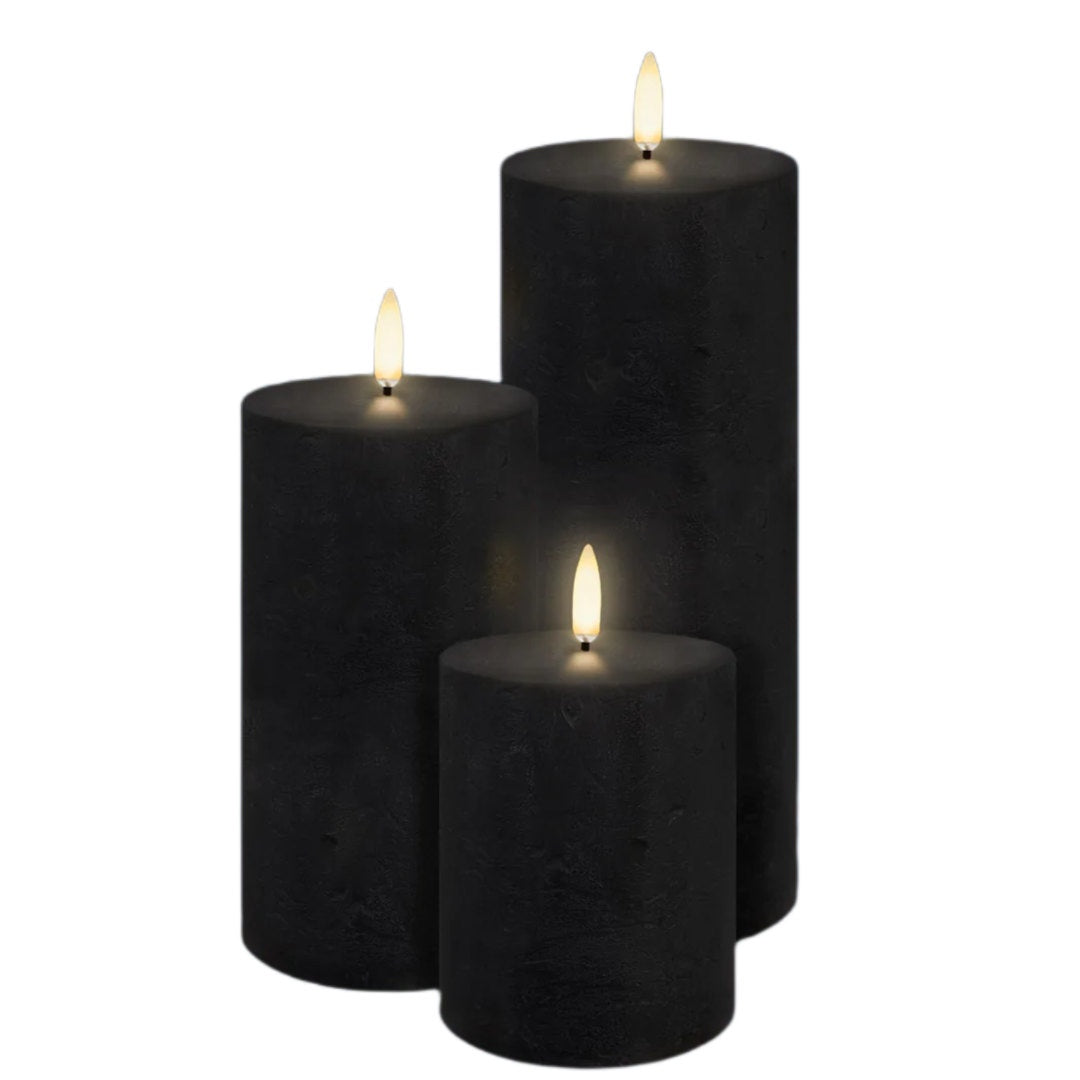 Textured Black | Flameless Candle-Suzie Anderson Home