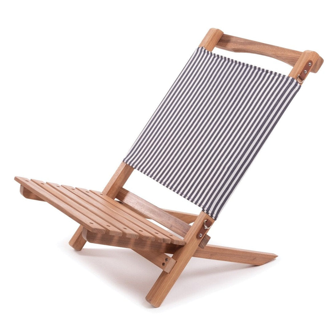 The 2-Piece Chair | Laurens Stripe Navy-Suzie Anderson Home