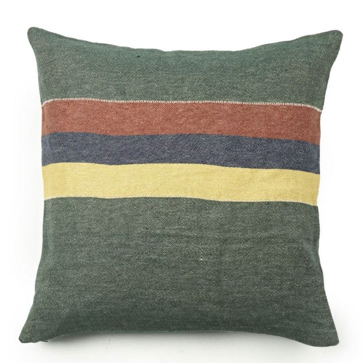 The Belgian | Pillow Cover | 50 x 50cm | Spruce | Washed Linen-Suzie Anderson Home