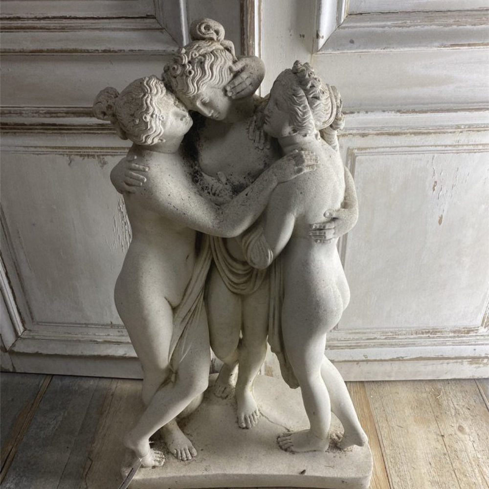 The Three Graces | Stone Statue | Antique-Suzie Anderson Home