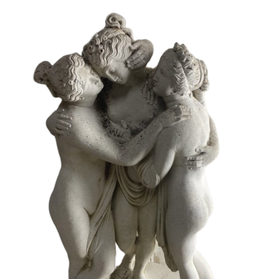 The Three Graces | Stone Statue | Antique-Suzie Anderson Home