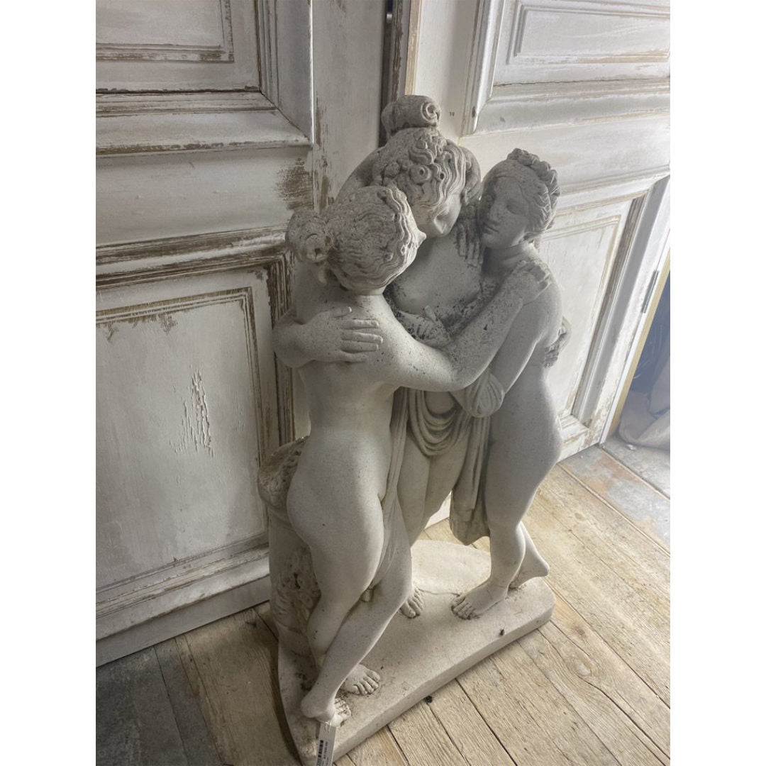 The Three Graces | Stone Statue | Antique-Suzie Anderson Home