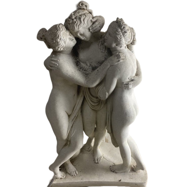 The Three Graces | Stone Statue | Antique-Suzie Anderson Home