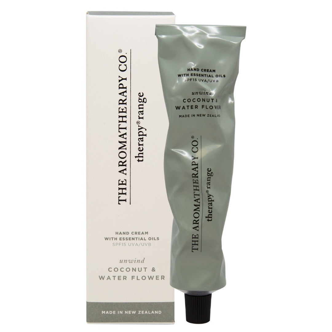 Therapy Hand Cream UNWIND 75ml | Coconut & Water Flower-Suzie Anderson Home