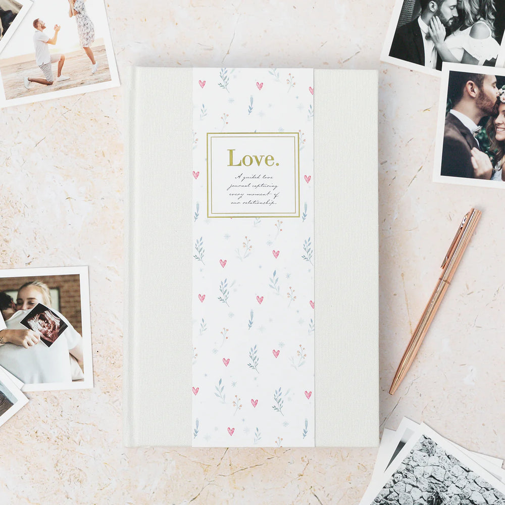 Love Couples | Anniversary Journal | Ivory-Suzie Anderson Home