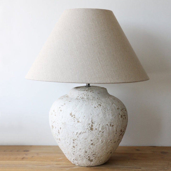 Tuscan Style Stone Lamp Base | Base Only | Medium-Suzie Anderson Home