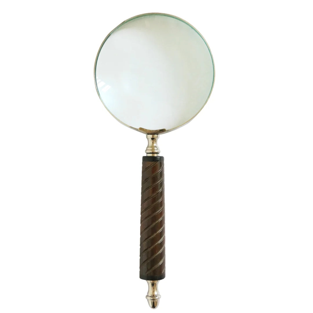 Twisted Bone Handle Magnifying Glass-Suzie Anderson Home