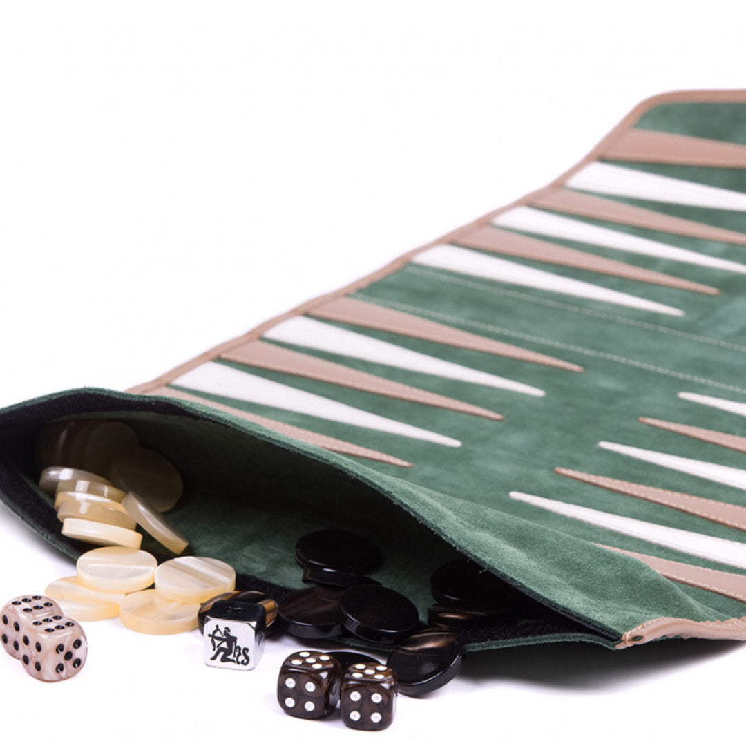 Victor Handcrafted in Paris Travel Backgammon set | Basilico-Suzie Anderson Home