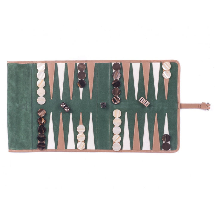 Victor Handcrafted in Paris Travel Backgammon set | Basilico-Suzie Anderson Home