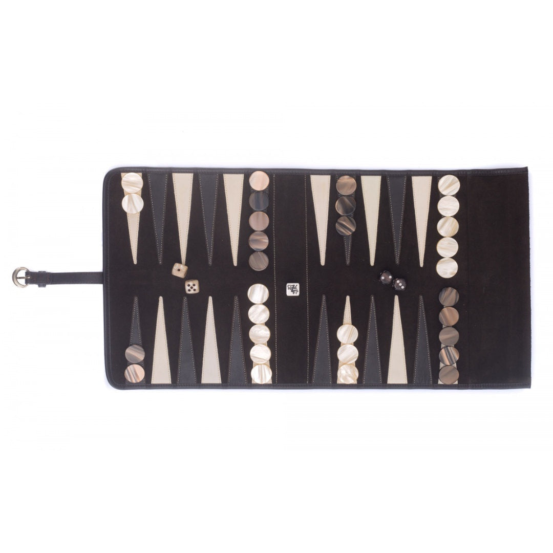 Victor Handcrafted in Paris Travel Backgammon set | Ebony-Suzie Anderson Home