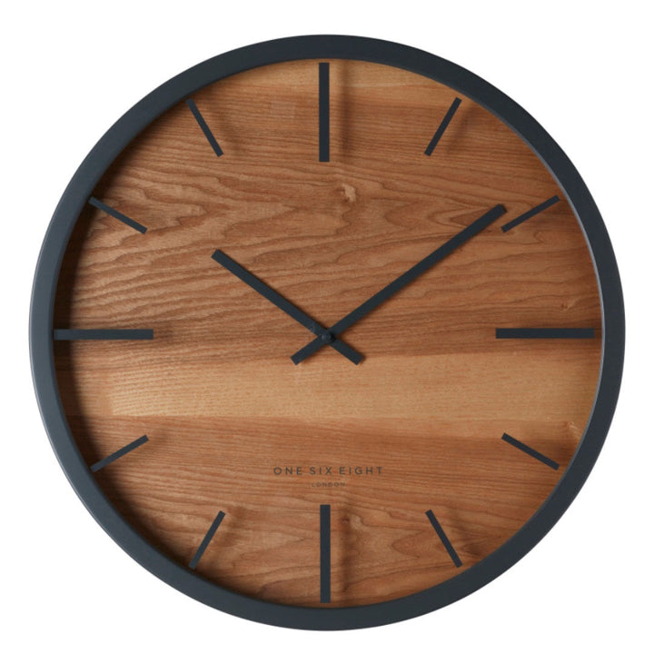 Willow Silent Sweep Wall Clock | Charcoal | 50cm-Suzie Anderson Home