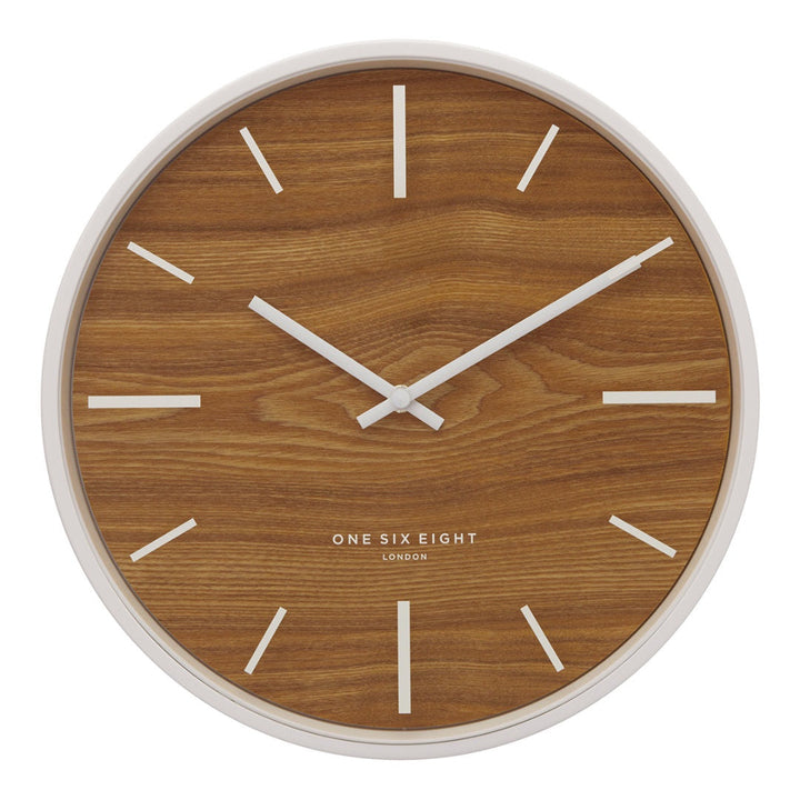 Willow White Silent Wall Clock | 30cm-Suzie Anderson Home