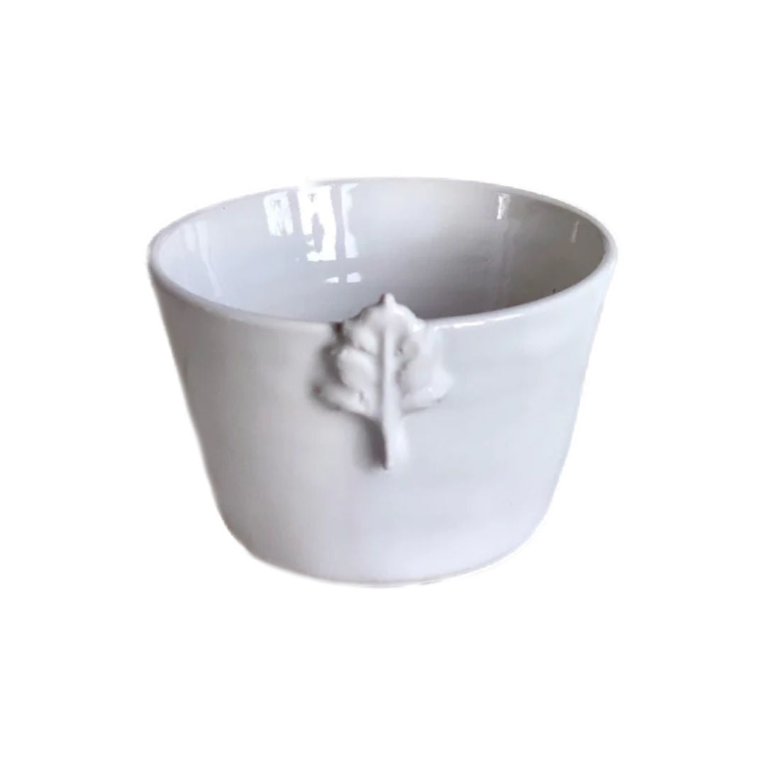 Witt | Ceramic Small Leaf Pudding Bowl-Suzie Anderson Home