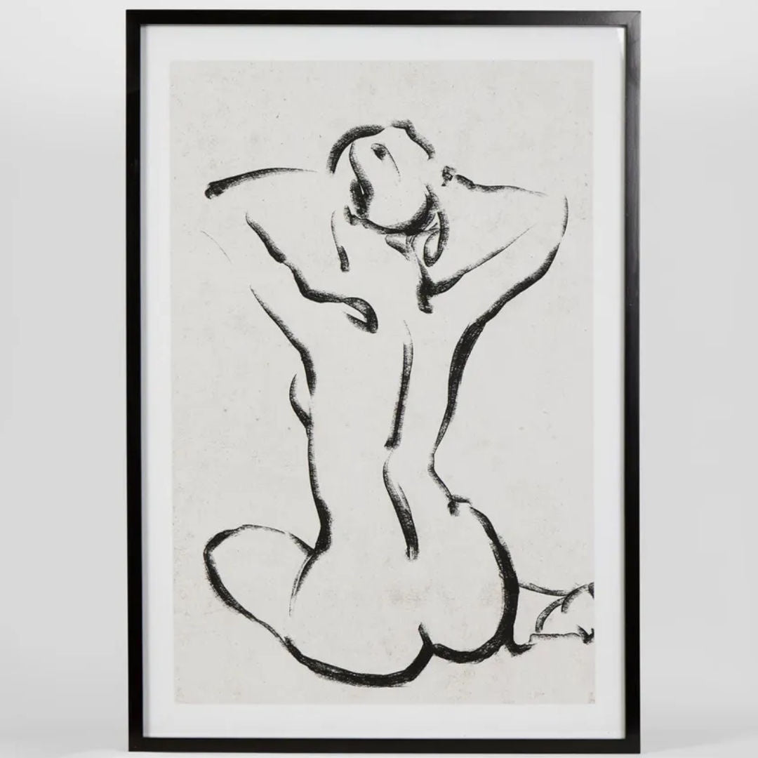 Female Silhouette Wall Art 70 x 100cm | A