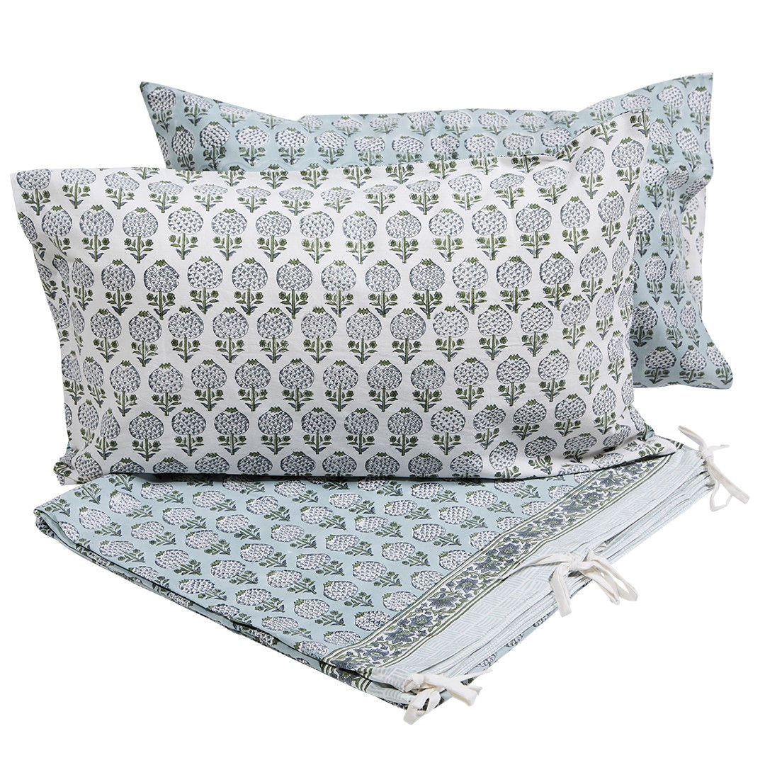 Jacari Duvet Set | Sky Blue